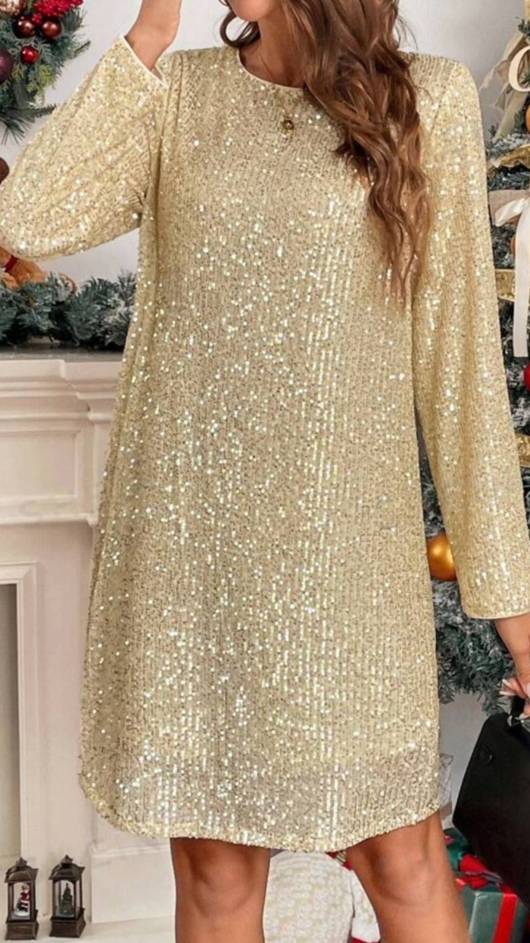 Īsa kleita ar gliteriem