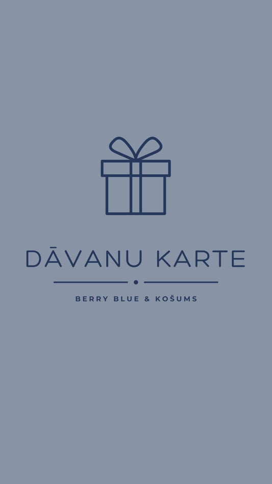 Elektroniska dāvanu karte  KOŠUMS & BERRY BLUE